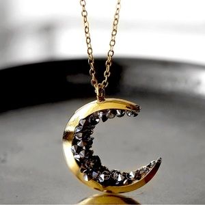 Crescent moon necklace